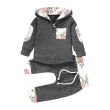 Load image into Gallery viewer, Newborn Baby Clothes  Hoodies+Pant 2pcs Outfit Suit Costume Infant Clothing For Baby boys Set
