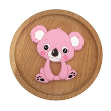 Load image into Gallery viewer, 1pc Unique Baby Koala Silicone Teether Teething Chew Toy   Nursing Tool Pendant Food Grade Silicone
