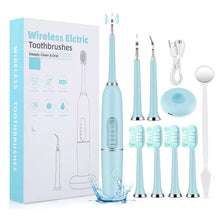 Load image into Gallery viewer, Electric Sonic Dental Calculus Scaler Oral Teeth Tartar Remover Plaque Stains Cleaner Removal Teeth Whitening Portable IPX7 New
