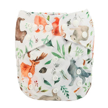 Load image into Gallery viewer, 1 Piece Baby Pocket Cloth Diaper Nappy One Size Reusable Washable Comfortable Diapers For Babies
