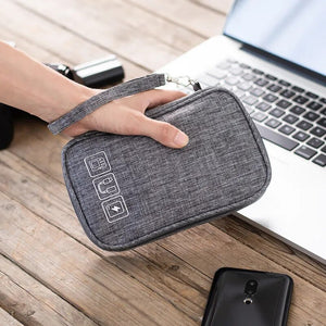 Portable Electronic Gadgets Storage Bags Charger Data Cable Organizer Bag Carrying Mobile Power Waterproof Hanging Organizers