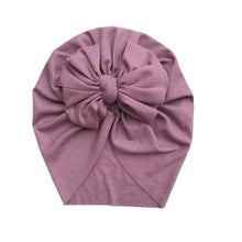 Load image into Gallery viewer, Newborn Baby Boy Girl Turban Cotton Beanie Winter Warm Soft Cap For Kids In Elegant Modern Style For Baby Girls
