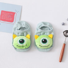 Load image into Gallery viewer, 1 Pair Cartoon Cotton Baby Rubber Sole Anti Slip Floor Socks For Newborn Girls And Boys Kids
