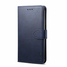 Load image into Gallery viewer, Luxury Red Leather Magnetic Flip Case For Iphone 14 12 13 11 11 Pro Max Xr Xs Max X  Wallet Cover For iphone Leather Wallet Case Card Slots Kickstand Magnetic Buckle Flip Phone Cover
