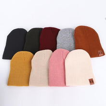 Load image into Gallery viewer, Warm Baby Winter Hat for Kids Beanie Knit Children Hats for Girls &amp; Boys Baby Cap For Kids and Mother/Dad
