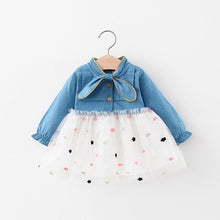 Load image into Gallery viewer, Modern Retro Baby Girls Dresses For Baby Princess Dress Infant 1st Year Birthday Party Dress Newborn Baby Clothes
