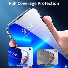 Load image into Gallery viewer, 60D 4PCS Full Cover Protective Glass on For iphone 12 X XS XR Tempered Glass Iphone 13 11 Pro Max Protection Screen Protector 3X Stronger Screen Protector for iPhone
