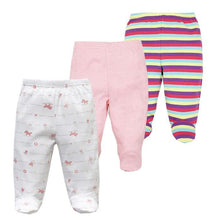 Load image into Gallery viewer, 3PCS Baby Pants 100% Cotton Baby Girls and  Boys Clothes Unisex Casual Bottom PP Pants Newborn Baby Clothing For Children
