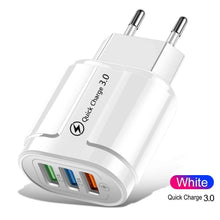 Load image into Gallery viewer, Fast Universal USB Charger Quick Charge 3.0 4.0 Wall Powerful Mobile Phone Tablet Chargers
