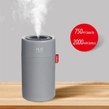 Load image into Gallery viewer, Wireless Air Humidifier USB Portbale Aroma Diffuser 2000mAh Battery Rechargeable Umidificador Essential Oil Humidificador Mist Maker
