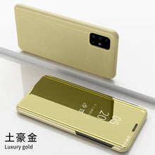 Load image into Gallery viewer, Smart Flip Phone Case For iPhone X XR XS 5 5S SE 7 8 6 6S Plus 11 12 13 Mini Pro Max 2020 Mirror Window Standing Holder Cover  Mirror Screen Smart Plating Case 360 Full Body Ultra Thin Intelligent Protective Case
