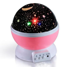Load image into Gallery viewer, LED starry Night Light Projector Lamp For Baby And Children Sleep Room Interesting Light Shot Modern Lamp
