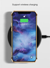 Load image into Gallery viewer, Luxury Shockproof Soft Case For iPhone 13 12 11 Pro Max XS XR X R 8 7 Plus iPhone12 12Pro iPhone11 Marble Texture Covers  Luxury Love Phone Case Cute Side Small Heart Pattern Soft Shockproof Full Lens Case for iPhone
