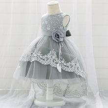 Load image into Gallery viewer, New Baby  Lace  Gown Clothes Embroidered Tail Princess Unique  Dress Perfect Gift For Girls
