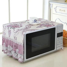 Load image into Gallery viewer, Microwave Oven Dust Cover Household Appliances Dust Cloth With Side Storage Bag Smooth Surface Waterproof Wear Resistance Covers
