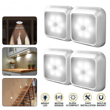 Load image into Gallery viewer, STEVVEX Wireless LED Pair Lamps with Motion sensor night lights lamp bedroom water closet Cabinet Corridor  Stairwell  Entrance battery lights
