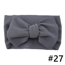 Load image into Gallery viewer, Baby Girls Headband Big Bow Hair Band Kids Adjustable Head Wrap Turban Infant Hair Accessories
