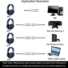 Load image into Gallery viewer, QearFun New Pink Headphones for PC Girls Gaming Wired Headset with Microphone Gamer for PS4 Windows XP/7/8/10 Laptop Phone
