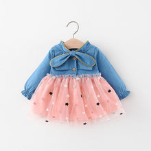 Load image into Gallery viewer, Modern Retro Baby Girls Dresses For Baby Princess Dress Infant 1st Year Birthday Party Dress Newborn Baby Clothes
