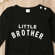 Load image into Gallery viewer, Newborn Infant Baby Girls Boy Top Romper Jumpsuit Bodysuit Comfy Outfits With Text Little Brother For Boys

