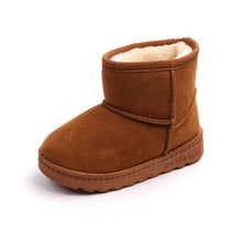 Load image into Gallery viewer, Winter Kids Fashion Snow Boots Thick Warm Plush Soft Bottom Girls Short Boots Ski Boot For Toddler
