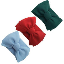 Load image into Gallery viewer, Modern Luxury Elegant Baby Girls Headband Turban Photography Props Baby Hair Accessories Bow 3 Pcs Set For Girls Baby
