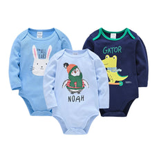 Load image into Gallery viewer, 3/6 PCS Kavkas Cotton Baby Bodysuit Long Sleeve Set for Newborn Boys &amp; Girls 0–12 Months

