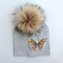 Load image into Gallery viewer, Fashion Baby Cap With Butterfly Toddlers Infant Bonnet Baby Hat For Boys and Girls Travel Hat Cap
