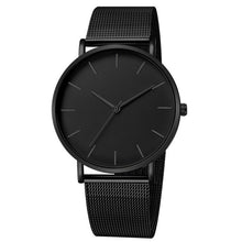 Load image into Gallery viewer, STEVVEX Men Watch Quartz Casual Watches Simple Metal Hour Reloj Quartz Watch Montre Mesh Stainless Steel clock For Men's and Boys
