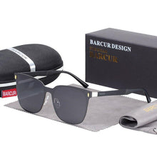 Load image into Gallery viewer, New Luxury Elegent Polarized Square Sunglasses Temples Sun Glasses for Men and Women With UV400 Protection

