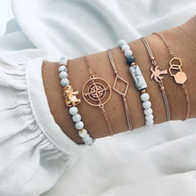 Load image into Gallery viewer, Modern Fashion New Luxury Different Style Elegant Elephant Tree Of Life Tassel Chain Bracelet Sets For Women Jewelry Trend Sets For Her
