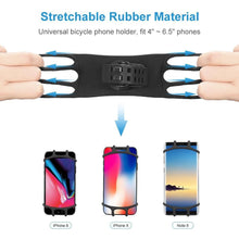 Load image into Gallery viewer, Unbreakable Bike Black Mount Phone Bicycle Mobile Cellphone Holder Motorcycle Support
