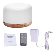 Load image into Gallery viewer, Air Humidifier Essential oil diffuser 300ML 500ML Ultrasonic Cool Mist Maker Fogger Humidifier LED Lamp Aroma Diffuser Electric  Aromatherapy Diffuser umidifier Aroma Essential Oil Diffuser with 4 Timers 2 Misting Modes Waterless Auto Off
