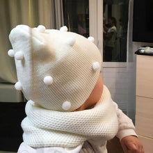 Load image into Gallery viewer, Baby Winter Autumn Warm Knit Hat For Girls Boys Solid Color For Baby and Kids
