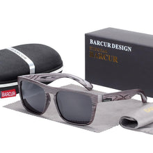 Load image into Gallery viewer, Luxury Polarized Imitation Wood Sunglasses for Men and Women  Retro Sunglasses Fashion Retro Style  Oculos de sol
