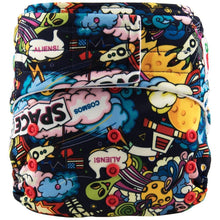 Load image into Gallery viewer, Hook &amp; Loops Pocket Diaper - cloth Inner Waterproof Washable Reusable Baby Diaper For Kids
