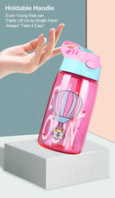 Load image into Gallery viewer, Kids Cartoon Leakproof Creative Baby Feeding Water Cup With Straws For Children Bright Colors Durable Kid Bottles
