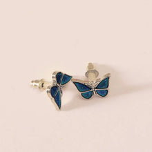 Load image into Gallery viewer, Exquisite Butterfly Stud Earrings Color Change Emotion Feeling Mood Earrings Cocktail Party Women&#39;s Temperature Earrings Jewelry
