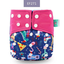 Load image into Gallery viewer, Trend New Print Eco-friendly Cloth Diaper Baby pocket Waterproof Cartoon Owl Baby Diapers Reusable Cloth Nappies For Baby and Kids
