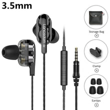 Load image into Gallery viewer, STEVVEX Wired Earphone Headphones with Microphone Dual Driver Phone Earphones Type C Ear phones
