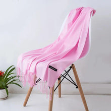 Load image into Gallery viewer, 2022 Tassel Women’s Scarf – Designer Shawl, Wrap &amp; Hijab Pashmina
