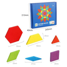 Load image into Gallery viewer, 155pcs Wooden Puzzle Board Set Colorful Baby  Educational Toys for Children Learning Developing Toy For Kids Puzzle
