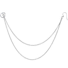 Load image into Gallery viewer, Handcrafted Nose to Ear Double Strand Chain
