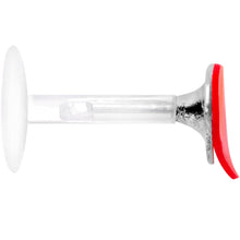 Load image into Gallery viewer, Handmade 1/4 5/16 Bioplast Red Strawberry Push In Cartilage Earring
