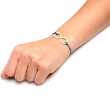 Load image into Gallery viewer, Handcrafted Multi Color Infinity Arrow Love Stretchy Bracelet 4 Pack Set
