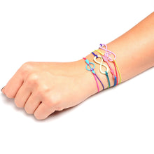 Load image into Gallery viewer, Handcrafted Multi Color Infinity Arrow Love Stretchy Bracelet 4 Pack Set

