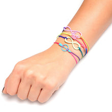 Load image into Gallery viewer, Handcrafted Multi Color Infinity Arrow Love Stretchy Bracelet 4 Pack Set

