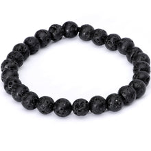 Load image into Gallery viewer, Handmade Lava Stone Jade Taurus Zodiac Bracelet Set of 2
