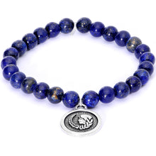 Load image into Gallery viewer, Handmade Lava Stone Lapis Lazuli Virgo Zodiac Bracelet Set of 2
