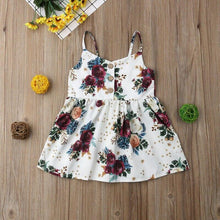 Load image into Gallery viewer, Luxury Handmade Summer Toddler Baby Girls Dress Flower Sleeveless V Neck Party  Dress For Girls In Elegant Summer Design
